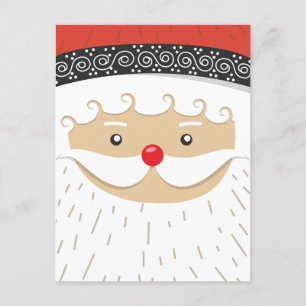 Weihnachtsmann - Dankeschön-Karte Postkarte