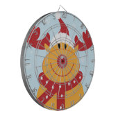 Weihnachtsmann Dartscheibe (Vorderseite Links)