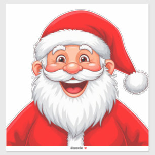 Weihnachtsmann-Dekoration für das festliche Urlaub Aufkleber