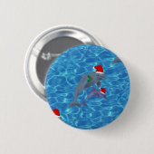 weihnachtsmann delphine button (Vorne & Hinten)