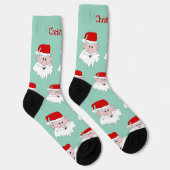 Weihnachtsmann-Design Weihnachten Socken (Rechts)