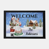 Weihnachtsmann Doormat Door Mat Fußmatte (Vorderseite)