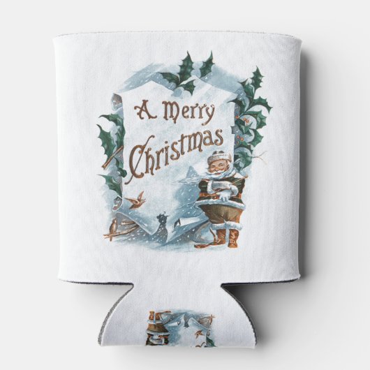 Weihnachtsmann Dosenkühler (Rückseite)