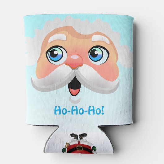 Weihnachtsmann Dosenkühler (Rückseite)