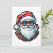 Weihnachtsmann Einladung (Stehend Vorderseite)