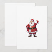 weihnachtsmann einladung (Vorne/Hinten)