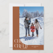 Weihnachtsmann Elegante Terracotta Weihnachten Fot (Vorderseite)