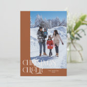 Weihnachtsmann Elegante Terracotta Weihnachten Fot (Stehend Vorderseite)