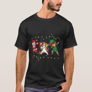 Weihnachtsmann-Elf Einhorn Weihnachten Kinder Jung T-Shirt