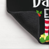 Weihnachtsmann-Elf passende Schlafanzug X-mas-Part Mousepad (Ecke)