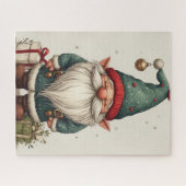 Weihnachtsmann-Elf Puzzle (Horizontal)