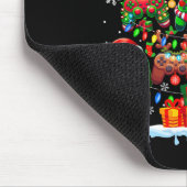 Weihnachtsmann-Elf-Rentier-Spielcontroller Farbige Mousepad (Ecke)