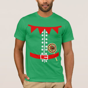 Weihnachtsmann-Elfen-Kostüm T-Shirt