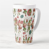 Weihnachtsmann-Elfen-Latte-Mug Milchtasse (Rechte Ecke)