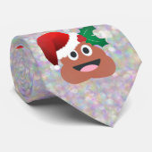 weihnachtsmann emoji krawatte (Gerollt)