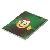 weihnachtsmann-emojis notizblock (Rotiert)