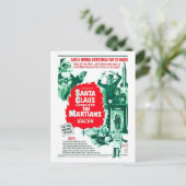 WEIHNACHTSMANN EROBERT DIE MARSMENSCH-POSTKARTE FEIERTAGSPOSTKARTE (Stehend Vorderseite)