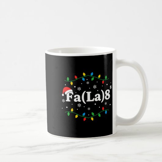 Weihnachtsmann Fa(la) 8 Lustige Weihnachtslieder L Kaffeetasse (Rechts)