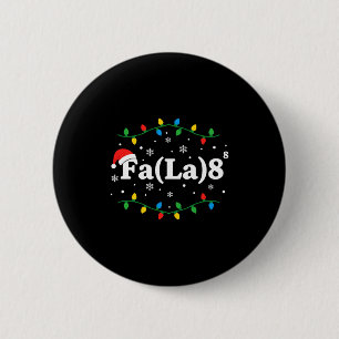 Weihnachtsmann Fa(la) 8 Lustige Weihnachtslieder S Button