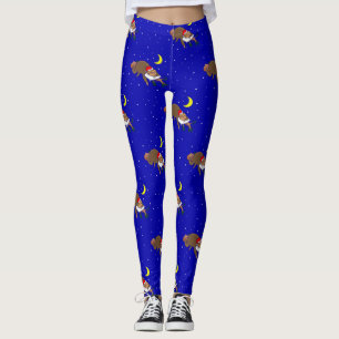 weihnachtsmann faultier weihnachten leggings