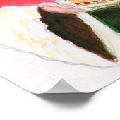 Weihnachtsmann-Feier Poster (Ecke)