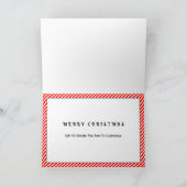 Weihnachtsmann Feiertagskarte (Innenseite)