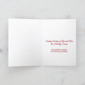 Weihnachtsmann Feiertagskarte (Innenseite)