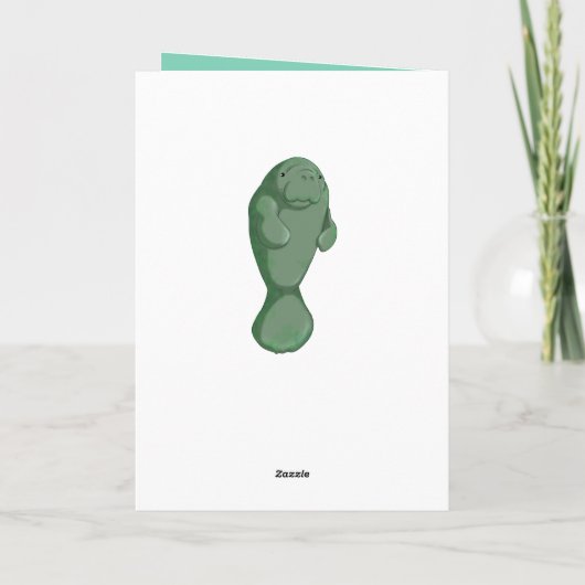 Weihnachtsmann Feiertagskarte (Rückseite)