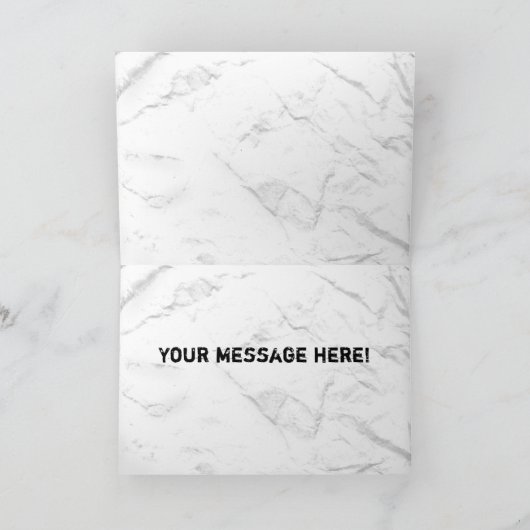 Weihnachtsmann Feiertagskarte (Innenseite)