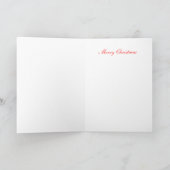 Weihnachtsmann Feiertagskarte (Innenseite)