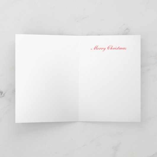 Weihnachtsmann Feiertagskarte (Innenseite)