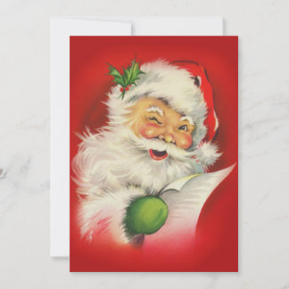 Weihnachtsmann Feiertagskarte