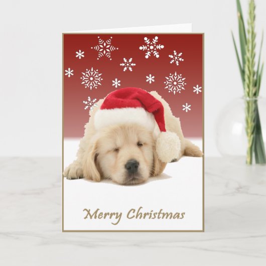 Weihnachtsmann Feiertagskarte (Vorderseite)