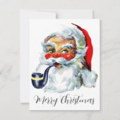 Weihnachtsmann Feiertagskarte (Vorderseite)
