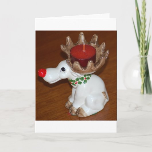 Weihnachtsmann Feiertagskarte (Vorderseite)