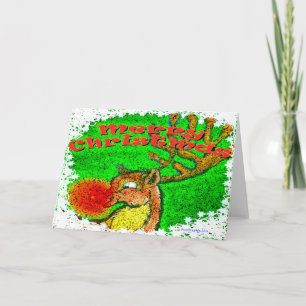 Weihnachtsmann Feiertagskarte