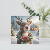 Weihnachtsmann Feiertagskarte (Stehend Vorderseite)