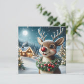 Weihnachtsmann Feiertagskarte (Stehend Vorderseite)