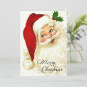 Weihnachtsmann Feiertagskarte (Stehend Vorderseite)