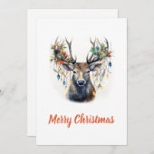 Weihnachtsmann Feiertagskarte (Vorne/Hinten)