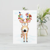 Weihnachtsmann Feiertagskarte (Stehend Vorderseite)