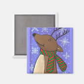 Weihnachtsmann - Feiertagsmagnet Magnet (Vorderseite/Rückseite)