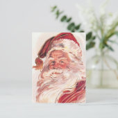 Weihnachtsmann Feiertagspostkarte (Stehend Vorderseite)