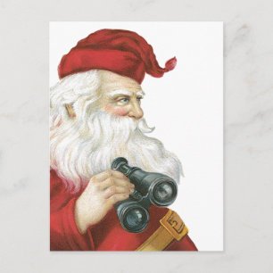 Weihnachtsmann Feiertagspostkarte