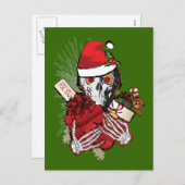 Weihnachtsmann Feiertagspostkarte (Vorne/Hinten)