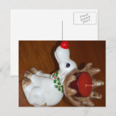 Weihnachtsmann Feiertagspostkarte (Vorne/Hinten)