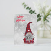 Weihnachtsmann Feiertagspostkarte (Stehend Vorderseite)