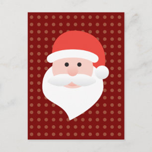 Weihnachtsmann Feiertagspostkarte