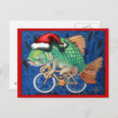 Weihnachtsmann Feiertagspostkarte (Vorne/Hinten)