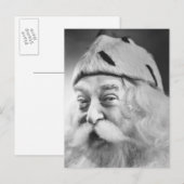 Weihnachtsmann Feiertagspostkarte (Vorne/Hinten)